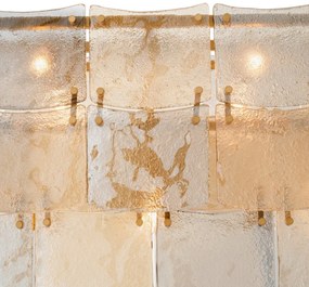 Candelabru design LUX, Sticla, Alama Antic, Laurent