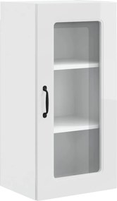 vidaXL Dulap de bucătărie Kalmar Alb lucios 40 x 31 x 80 cm