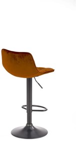 Scaun de bar H95 velvet cinnamon