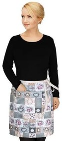Bellatex Șorț până la talie DITA Patchwork love,68 x 50 cm