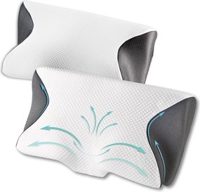 Set 2X perne ortopedice Suporto®️Wings din spuma cu memorie, cu extensii
