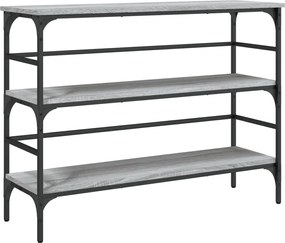 vidaXL Măsuță consolă, gri sonoma, 100x32x75 cm, lemn prelucrat