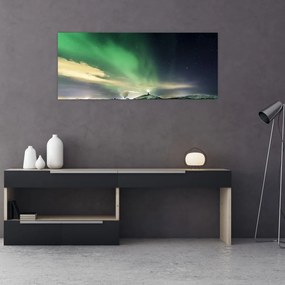 Tablou cu Aurora Borealis (120x50 cm), în 40 de alte dimensiuni noi