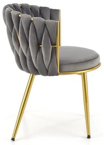 Scaun de bucaterie Naomi, gri