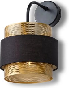 Osram - Lampă de perete DECOR HORNET 1xE27/10W/230V negru/auriu