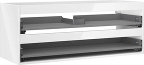 Mexen Box-A corp dulap sub chiuvetă 120 cm, 2 sertare, alb lucios - 91AX0-1200-470-2-00