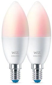 SET 2x bec LED RGBW dimabil WiZ C37 E14/4,9W/230V 2200-6500K Wi-Fi