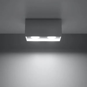 Plafonieră QUAD 2xGU10/40W/230V