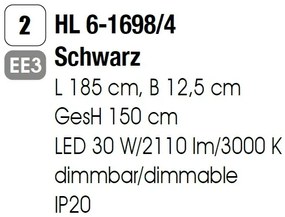 Lustra LED dimabila cu 4 surse de lumina SNOWBALL