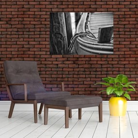 Tablou - O barcă legată (90x60 cm)