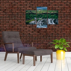 Tablou cu cascade în natură (90x60 cm)