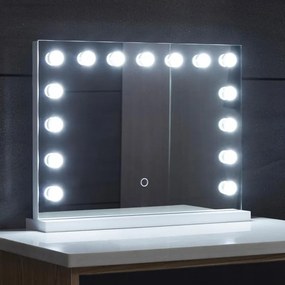 Oglindă LED de baie Aquamarin Hollywood 58 x 43 cm