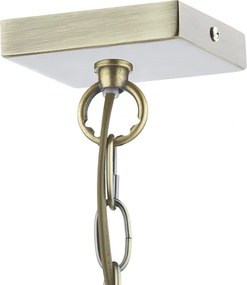 Där Lighting CHU0175 - Lustră cu lanț CHURCHILL 1xE27/60W/230V alamă