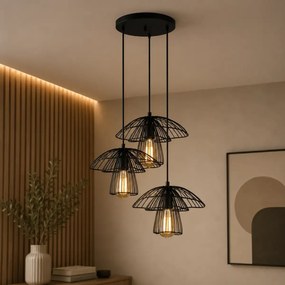 Lustra  negru homs ro11211