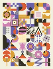 Ilustrație Bauhaus Inspired Graphic Pattern Artwork Made, pressureUA