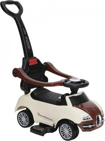 Masinuta copii si bebe NOVOKIDS™ Classico Rider 2 in 1 , Cu melodii si sunete, Maner de impins pentru parinti detasabil, Functie trotineta fara