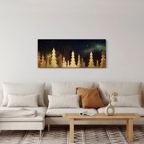 Tablou - Noapte de aur (120x50 cm)