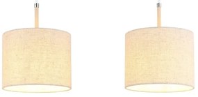 Globo 15968-3H - Candelabru DELEON suspendat pe cablu, 3xE27/40W/230V