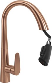 Baterie de bucatarie Rea Ross cupru periat