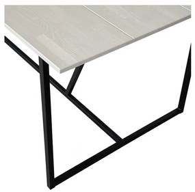 Masă de dining din lemn de frasin 90x220 cm Silas – WOOOD