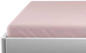 Cearsaf jerseu pentru patut de copii EXCLUSIVE 70x140 cm roz prafuit