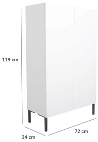 Dulap Selene (alb) . 1109417