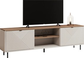 Măsuţă TV, caşmir/stejar castello, EYCO 2D/180