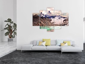 Tablou cu lac montan (150x105 cm)