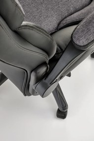 Scaun de birou Valerio negru/gri H128 cm