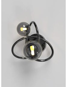 Aplică LED NANCY Wofi 4014-205 2xG9/3,5W/230V negru/crom