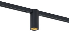 Spot modern negru pentru sistem de șină monofazat GU10 35mm - Slimline Nubee Honey