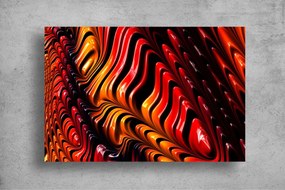 Tapet Premium Canvas - Reflexii pe suprafata din plastic abstract