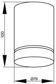Spot LED Maytoni C085CL-9W4K-W ORLO LED/9W/230V CRI 90 4000K alb