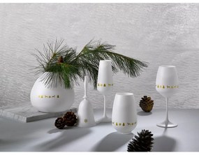 Set 6 pahare pentru șampanie Crystalex Nordic Vintage, 190 ml, alb