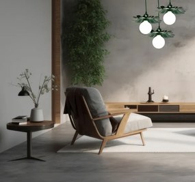 Bohemia-Design - Lampă suspendată cu cablu 1xE27/60W/230V verde