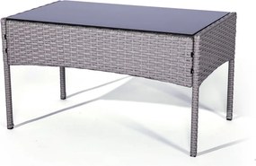 Set mobilier de grădină Le Bonom Fila, gri deschis