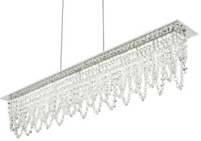 Lustră LED de cristal dimabilă pe cablu Globo 68405-24H LED/24W/230V + telecomandă