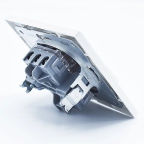 Intrerupator triplu Arkedia Panasonic, ST, alb