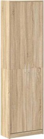 vidaXL Dulap cu raft Stejar Sonoma 55 x 25 x 189 cm Lemn compozit