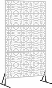 vidaXL Ecran de intimitate Gri 100 x 50 x 180 cm Oțel