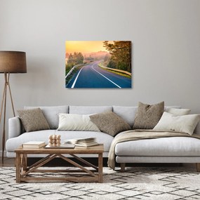 Tablou pe sticlă - Călătoria la răsăritul soarelui (70x50 cm)