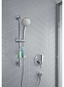 Set de dus Ideal Standard Idealrain Soft cu bara 60 cm, para dus 3 functii si furtun, crom lucios