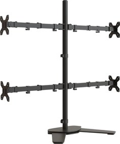 vidaXL Suport de perete pentru monitor VESA 75/100 mm, negru, oțel