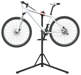 vidaXL Suport reparare biciclete pliabil reglabil 92-152 cm roșu oțel
