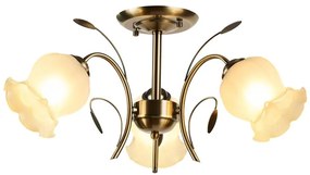 Lustră aplicată Brilagi FLORA 3xE27/60W/230V bronz
