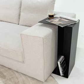 Măsuță auxiliară din oțel 40x30 cm Slide High – Spinder Design