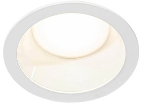 Spot încastrat alb, inclusiv LED 3000K-5000K cu comutator DIP - Elias