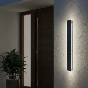 Aplica LED de exterior MIRANA LED/12W/230V 4000K IP44 60 cm neagră