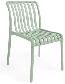 Scaun din plastic TREGO, verde