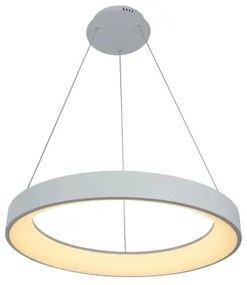 Brilagi - Lustră LED cu dimmer suspendată pe cablu FALCON II LED/99W/230V Ø 60 cm albă + telecomandă